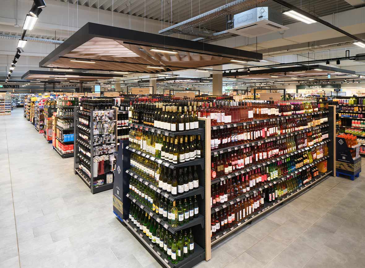Track panel light for Supermarket