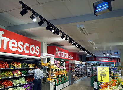 Track Lights for a Spanish Supermarket